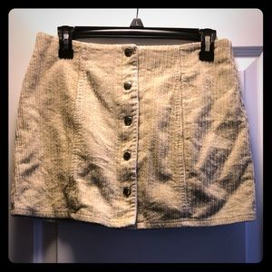 Corduroy Skirt